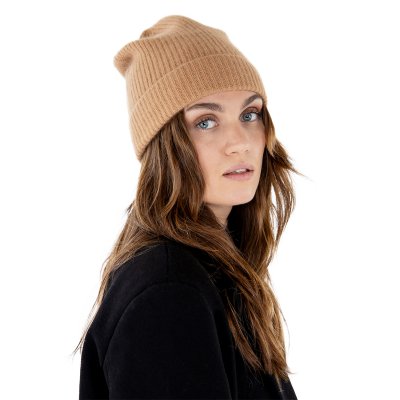Czapki - Gårda Cashmere Beanie (wielbłąd)