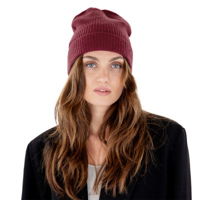Czapki - Gårda Cashmere Beanie (czerwony)