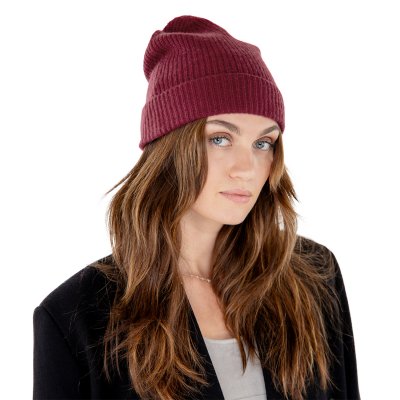 Czapki - Gårda Cashmere Beanie (czerwony)