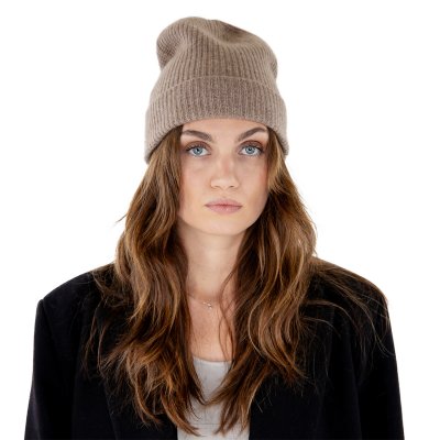 Czapki - Gårda Cashmere Beanie (kolor ciemnoszary)