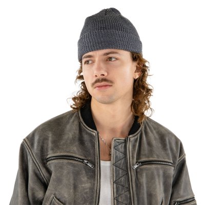 Czapka - Gårda Loxley Knitted Docker Beanie (ciemnoszary)