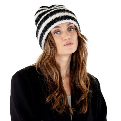 Czapka - Gårda Isfjord Slouch Beanie (czarny/biały)