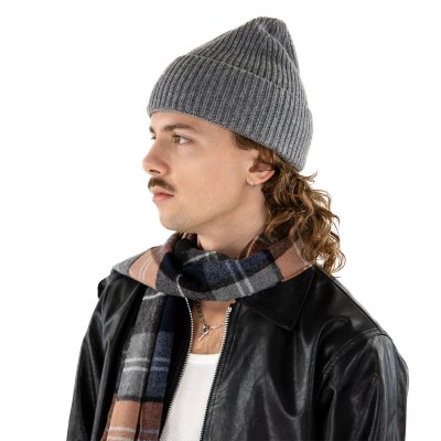 Czapki - Gårda Selfoss Wool Beanie (szary)