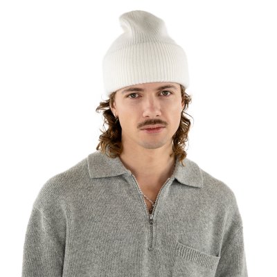 Czapki - Gårda Angora Beanie (biały)