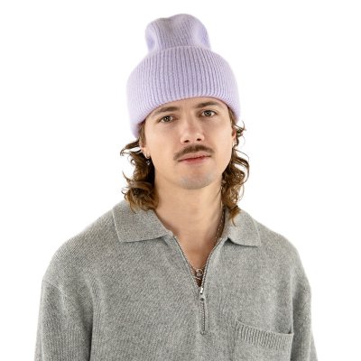 Czapki - Gårda Angora Beanie (lawenda)