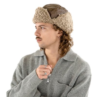 Trapper hat - Gårda Linsell PU Trapper (brązowy)