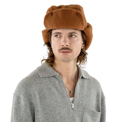 Trapper hat - Gårda Levanger Trapper Hat (brązowy)
