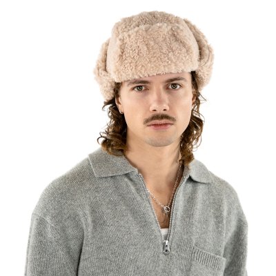 Trapper hat - Gårda Levanger Trapper Hat (beżowy)