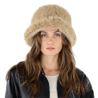 Futrzana czapka - Gårda Piatra Faux Fur Hat (beżowy)