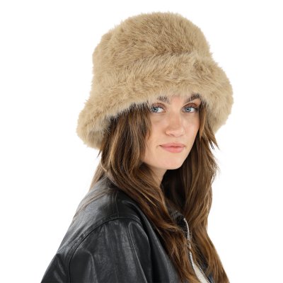 Futrzana czapka - Gårda Piatra Faux Fur Hat (beżowy)