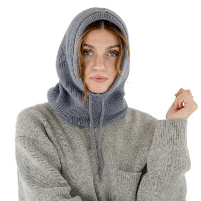 Kominiarka - Gårda Vilhelmina Knitted Balaclava (ciemnoszary)