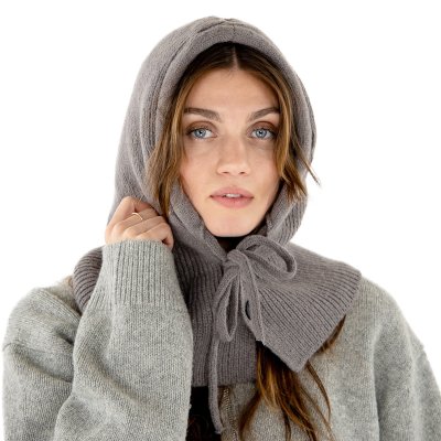 Kominiarka - Gårda Ranua Knitted Balaclava (szary)