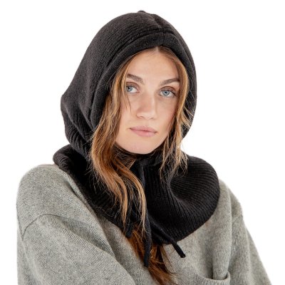 Kominiarka - Gårda Ranua Knitted Balaclava (czarny)