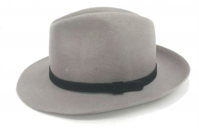 Kapelusze - Gårda Tropea Fedora Wool Hat (szary)