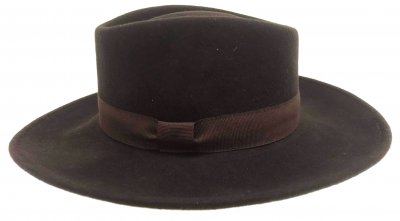 Kapelusze - Gårda Napoli Fedora Wool Hat (brązowy)