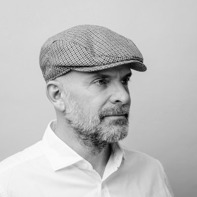 Kaszkiet - Wigéns Ivy Slim Earflap Shetland Wool Cap (Brązowy)