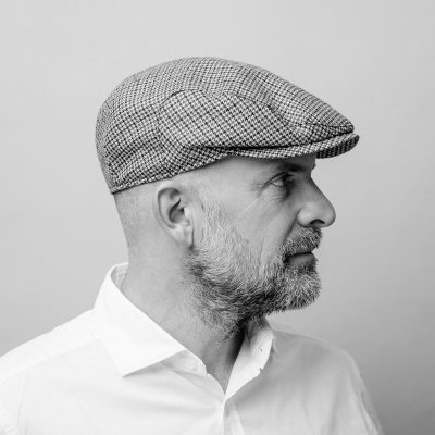 Kaszkiet - Wigéns Ivy Slim Earflap Shetland Wool Cap (Brązowy)