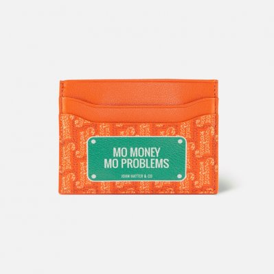 Etui na karty - John Hatter - Mo Money Mo Problems (pomarańczowy)
