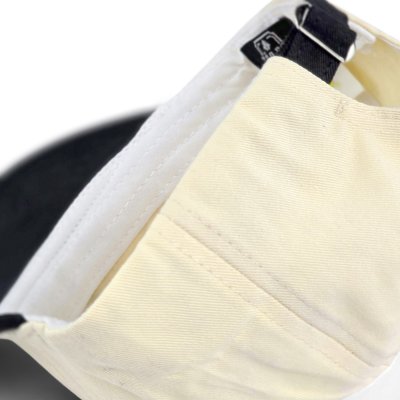 Czapki z daszkiem dla dzieci - Gårda Brooklyn Baseball Cap (kremowy/czarny)