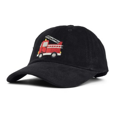 Czapki z daszkiem dla dzieci - Gårda Fire truck Cap (czarny)