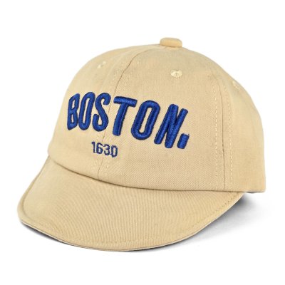 Czapki z daszkiem dla dzieci - Gårda Tiny Boston Cap (beżowy)