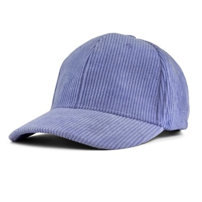 Czapki z daszkiem dla dzieci - Gårda Tenby Corduroy Cap (niebieski)