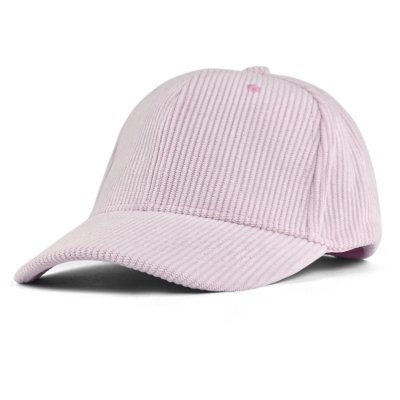 Czapki z daszkiem dla dzieci - Gårda Tenby Corduroy Cap (różowy)