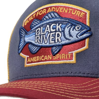 Czapka z daszkiem - Black River Adventure Trucker (niebieski/beżowy/czerwony)