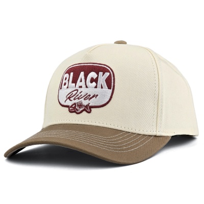 Czapka z daszkiem - Black River Charleston Cotton Snapback (białawy/khaki)