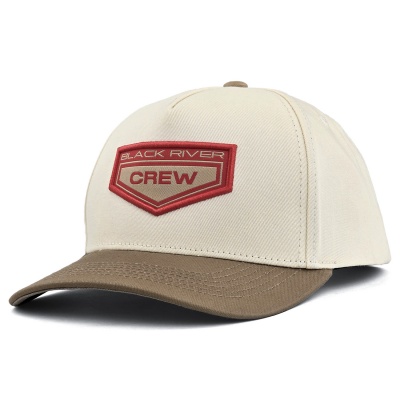 Czapka z daszkiem - Black River Crew Cotton Snapback (białawy/khaki)