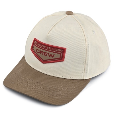 Czapka z daszkiem - Black River Crew Cotton Snapback (białawy/khaki)