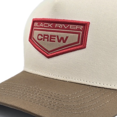 Czapka z daszkiem - Black River Crew Cotton Snapback (białawy/khaki)