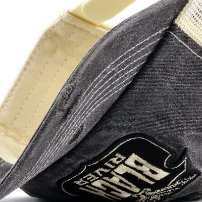 Czapka z daszkiem - Black River Eagle Washed Trucker (czarny/kremowy)