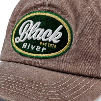 Czapka z daszkiem - Black River Eugene Washed Trucker (brązowy/krem)
