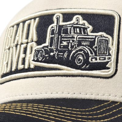 Czapka z daszkiem - Black River Hauler Trucker (kremowy/beżowy/czarny)