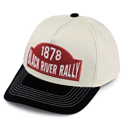 Czapka z daszkiem - Black River Louisville Cotton Snapback (ecru/czarny)