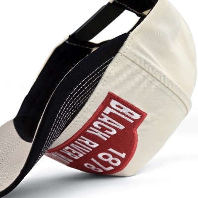 Czapka z daszkiem - Black River Louisville Cotton Snapback (ecru/czarny)