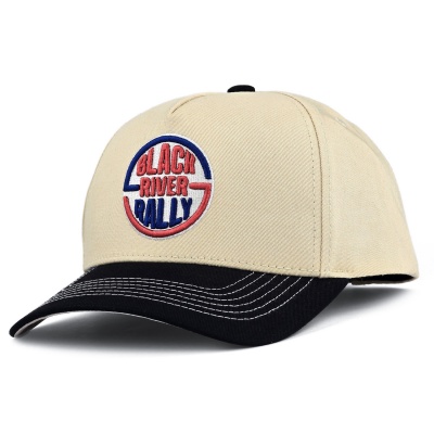 Czapka z daszkiem - Black River Rally Cotton Snapback (kremowy/czarny)