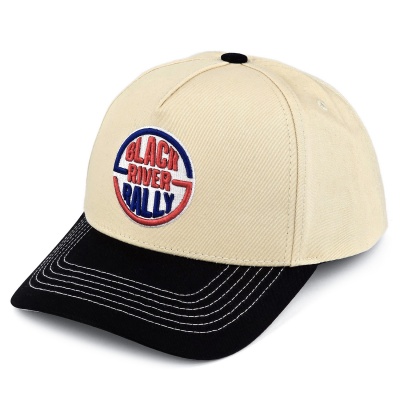 Czapka z daszkiem - Black River Rally Cotton Snapback (kremowy/czarny)