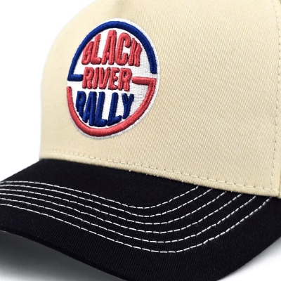 Czapka z daszkiem - Black River Rally Cotton Snapback (kremowy/czarny)