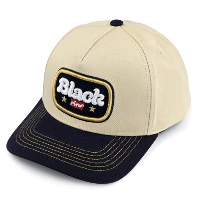 Czapka z daszkiem - Black River Reno Cotton Snapback (kremowy/granatowy)