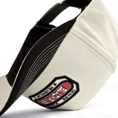 Czapka z daszkiem - Black River Richmond Cotton Snapback (ecru/czarny)