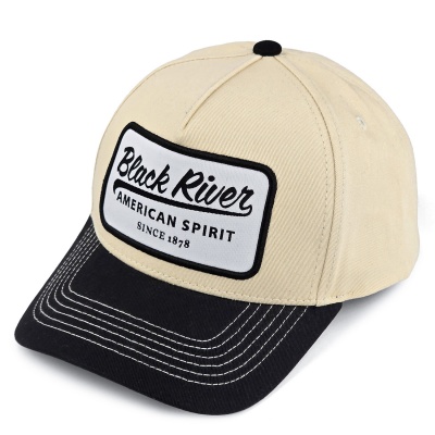 Czapka z daszkiem - Black River Sedona Cotton Snapback (kremowy/czarny)