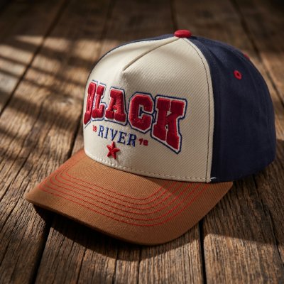 Czapka z daszkiem - Black River Texas Trucker (kremowy/granatowy/brązowy)