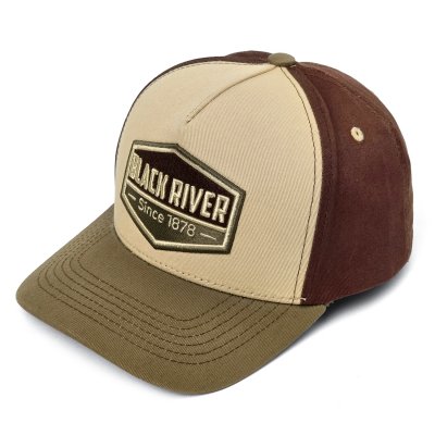 Czapka z daszkiem - Black River Timber Trucker (beżowy/zielony)