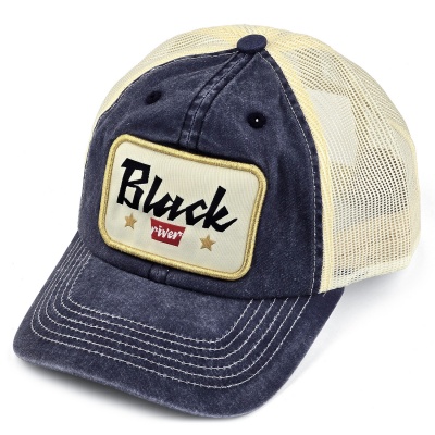 Czapka z daszkiem - Black River Toledo Washed Trucker (granatowy/kremowy)