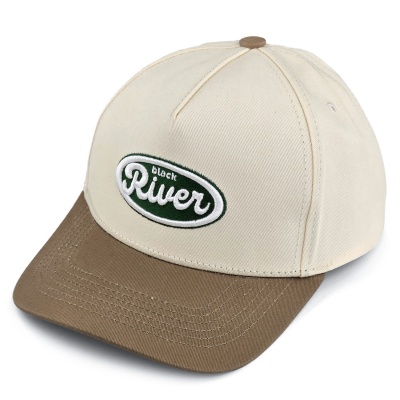 Czapka z daszkiem - Black River Waco Cotton Snapback (białawy/khaki)