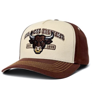 Czapka z daszkiem - Black River Cow Trucker (kremowy/brązowy)