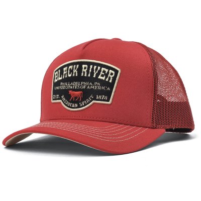 Czapka z daszkiem - Black River Foundry Trucker (czerwony)