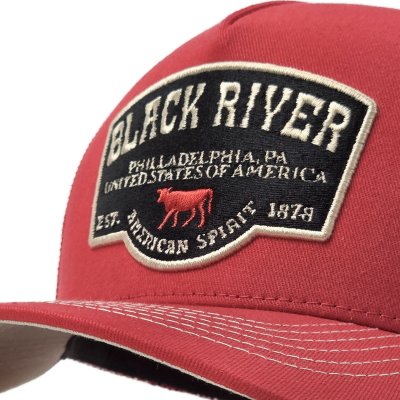 Czapka z daszkiem - Black River Foundry Trucker (czerwony)